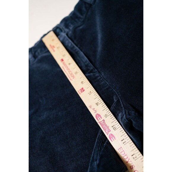 L.L. Bean blue gray corduroy jeans pants 500953 classic fit 4 Petite - Picture 8 of 10